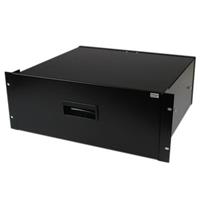 StarTech.com 4U Schwarz Stahl Storage Drawer für 19in Racks und Cabinets - Rack-Drawer für Storage