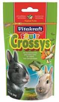 vitakraft Fruit Crossys Banaan/Abrikoos Dwergkonijn Knaagdiersnacks