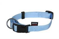 Martin sellier halsband basic nylon blauw 30-45CM