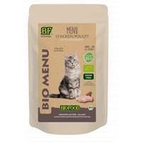 Biofood Organic Kip menu pouch 100 gr kattenvoer 20 x 100 gr