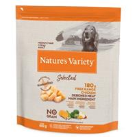 Nature’s Variety Nature's Variety Selected Medium Adult Scharrelkip Probeerpakket Hondenvoer - 600 g