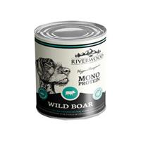 Riverwood Mono ProteÃ¯ne Hondenvoer - Blik - Wild Zwijn - 6x400 g