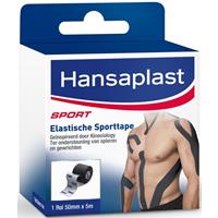 Hansaplast Elastische Sporttape Zwart 50mm x 5m