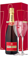Champagner von Piper-Heidsieck Piper-Heidsieck Champagner Brut Geschenkset inkl. 2 Gläsern Champagne AOP