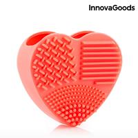 Huismerk Premium Heart Borstelreiniger Rood - 8 x 8 x 3 Cm