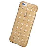 Rock Cubee TPU Cover Apple iPhone 6/6S Transparent Gold - 