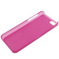 Apple 0.5mm ultra dun Scrub Plastic hoesje voor iPhone 5C(hard roze)