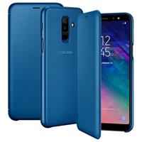 Galaxy A6 Plus (2018) Wallet Cover - Blauw