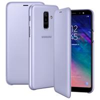 Galaxy A6 Plus (2018) Wallet Cover - Paars