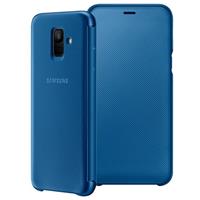 Galaxy A6 (2018) Wallet Cover - Blauw