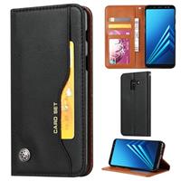 Card Set Serie Samsung Galaxy A8 (2018) Wallet Case - Zwart