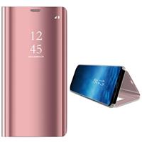 Samsung Galaxy S9 Luxury Mirror View Flip Cover - Rose Gold