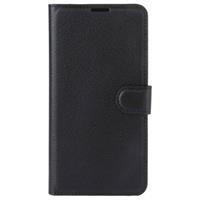 Nokia 5 Wallet Case met textuur - Zwart