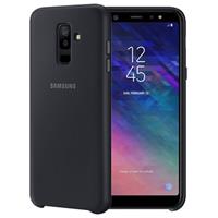 Galaxy A6 Plus (2018) Dual Layer Cover Back Cover Zwart