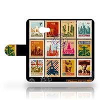 B2Ctelecom Samsung Galaxy A5 2017 Uniek Postzegels Design Hoesje