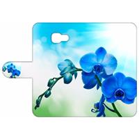 B2Ctelecom Samsung Galaxy A5 2017 Uniek Blauwe Orchidee Plant Design Hoesje