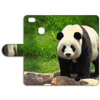 B2Ctelecom Huawei P9 Lite Uniek Boekhoesje Panda Met Opbergvakjes