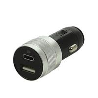 ProPlus USB autolader type A + C zwart 12V/24V 4,5 cm