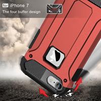Apple Voor iPhone 7 harde Armor TPU + PC combinatie hoesje kleine hoeveelheid aanbevolen bevoore iPhone 7 Launching(rood)