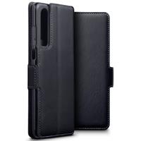 Qubits lederen slim folio wallet hoes - Huawei P30 - Zwart
