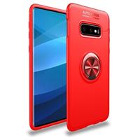 Samsung Galaxy S10+ Multifunctionele Magnetisch Ring Cover - Rood