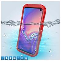 Active Series IP68 Samsung Galaxy S10 Waterdicht Hoesje - Rood