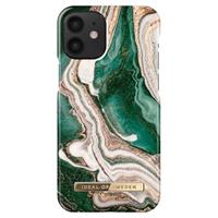 iDeal of Sweden Fashion iPhone 12 Mini Cover - Gouden Jade Marmer