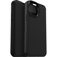 Otterbox iPhone 13 Pro Max -  - Strada Case wallet hoes - Zwart + Lunso Tempered Glass