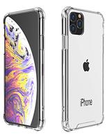 Lunso Schokbestendige softcase hoes - iPhone 11 Pro Max - Transparant