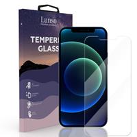 Lunso Gehard Beschermglas - Full Cover Tempered Glass - iPhone 12 Pro Max