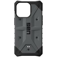 Urban Armor Gear UAG - Pathfinder backcover hoes - iPhone 13 Pro - Zilver + Lunso Tempered Glass