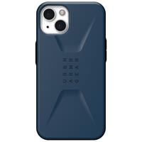 Urban Armor Gear UAG - Civilian backcover hoes - iPhone 13 - Blauw + Lunso Tempered Glass