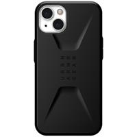 Urban Armor Gear UAG - Civilian backcover hoes - iPhone 13 - Zwart + Lunso Tempered Glass