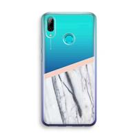 CaseCompany A touch of peach: Huawei P Smart (2019) Transparant Hoesje