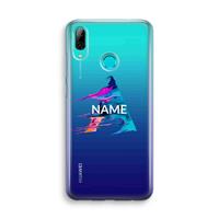 CaseCompany Abstract Spectrum: Huawei P Smart (2019) Transparant Hoesje