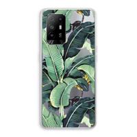 CaseCompany Bananenbladeren: Oppo A94 5G Transparant Hoesje