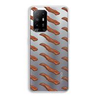 CaseCompany Bacon to my eggs #2: Oppo A94 5G Transparant Hoesje
