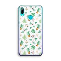 CaseCompany Ananas bladeren: Huawei P Smart (2019) Transparant Hoesje