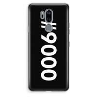 CaseCompany 9000: LG G7 Thinq Transparant Hoesje