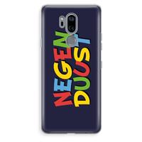 CaseCompany 90's One: LG G7 Thinq Transparant Hoesje