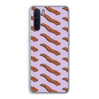 CaseCompany Bacon to my eggs #2: Oppo A91 Transparant Hoesje