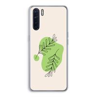 CaseCompany Beleaf in you: Oppo A91 Transparant Hoesje