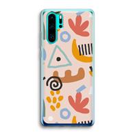 CaseCompany Abstract: Huawei P30 Pro Transparant Hoesje