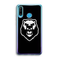 CaseCompany Angry Bear (black): Huawei P30 Lite Transparant Hoesje