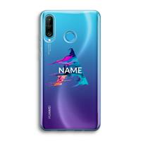 CaseCompany Abstract Spectrum: Huawei P30 Lite Transparant Hoesje