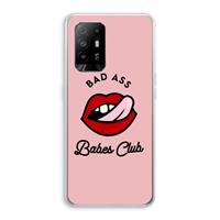 CaseCompany Badass Babes Club: Oppo A95 5G Transparant Hoesje