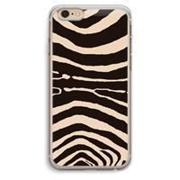 CaseCompany Arizona Zebra: iPhone 6 Plus / 6S Plus Transparant Hoesje