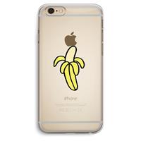 CaseCompany Banana: iPhone 6 Plus / 6S Plus Transparant Hoesje