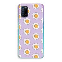 CaseCompany Bacon to my eggs #1: Oppo A92 Transparant Hoesje