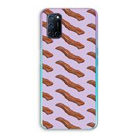 CaseCompany Bacon to my eggs #2: Oppo A92 Transparant Hoesje